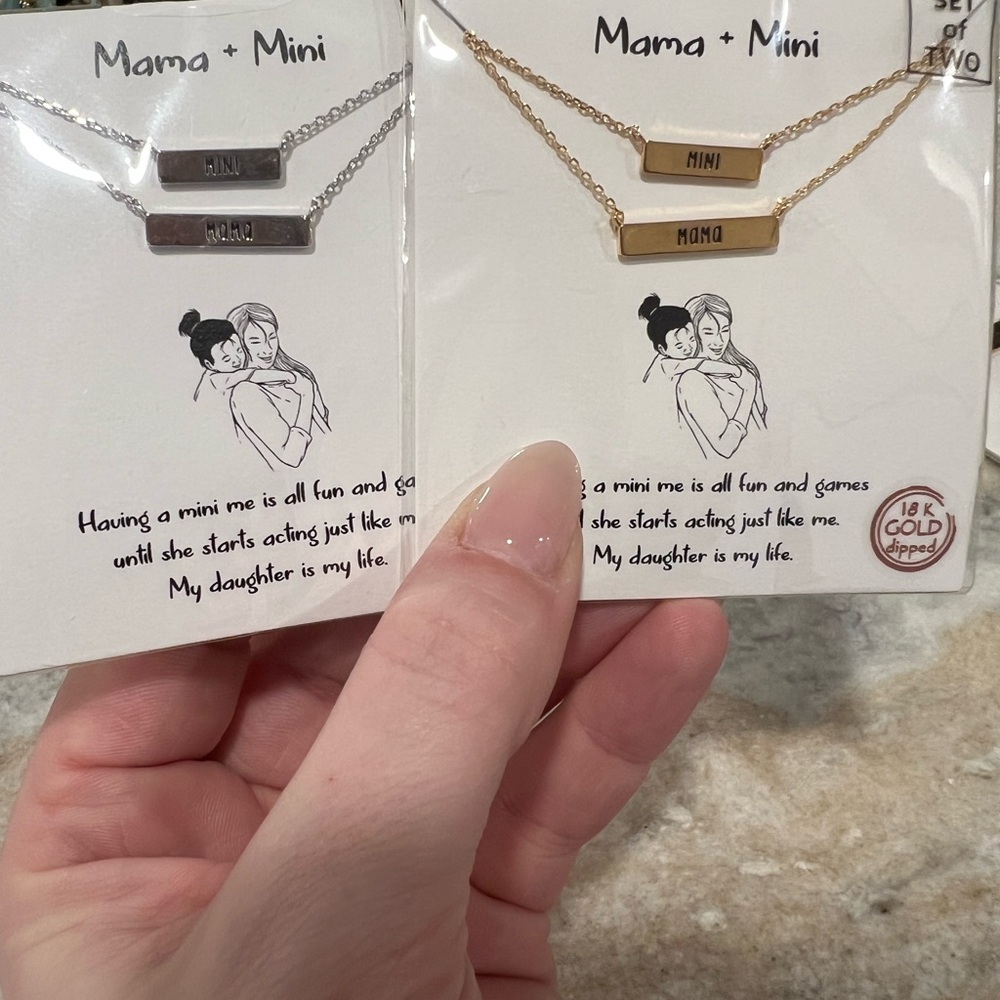 Mama+Mini Necklace Set